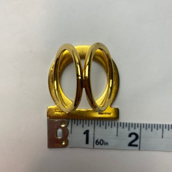 SALVATORE FERRAGAMO Gancini Scarf Ring Limited Edition - Picture 8 of 10